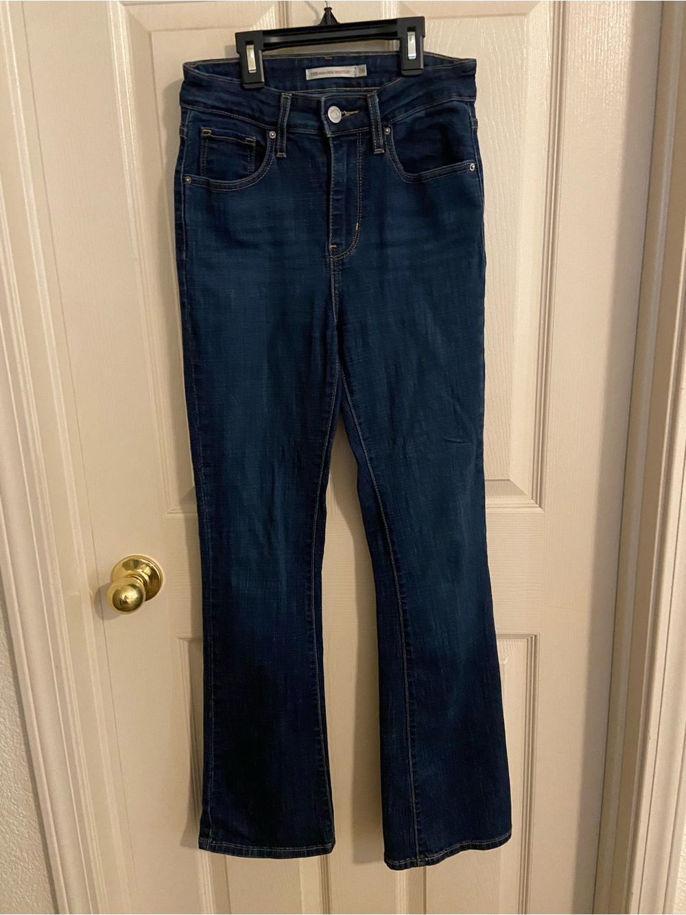 Levi’s 725 Dark Blue Stretch Bootcut Jeans